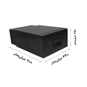 ابعاد یخچال و فریزر آلپیکول مدل D30 با ظرفیت 2۰ لیتر