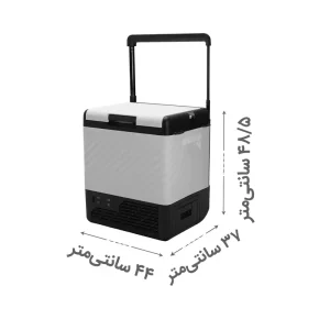 ابعاد یخچال آلپیکول مدل P22 با ظرفیت ۲۲ لیتر