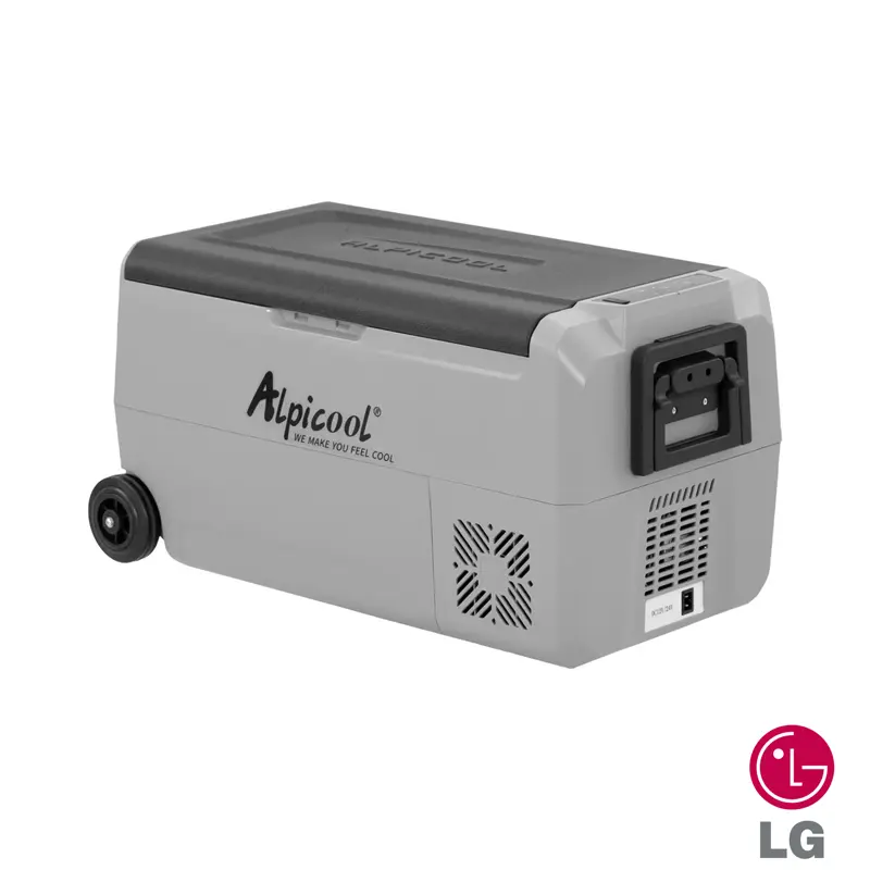 portable-refrigerator-al119-cover نمای 45 درجه از یخچال و فریزر قابل حمل آلپیکول