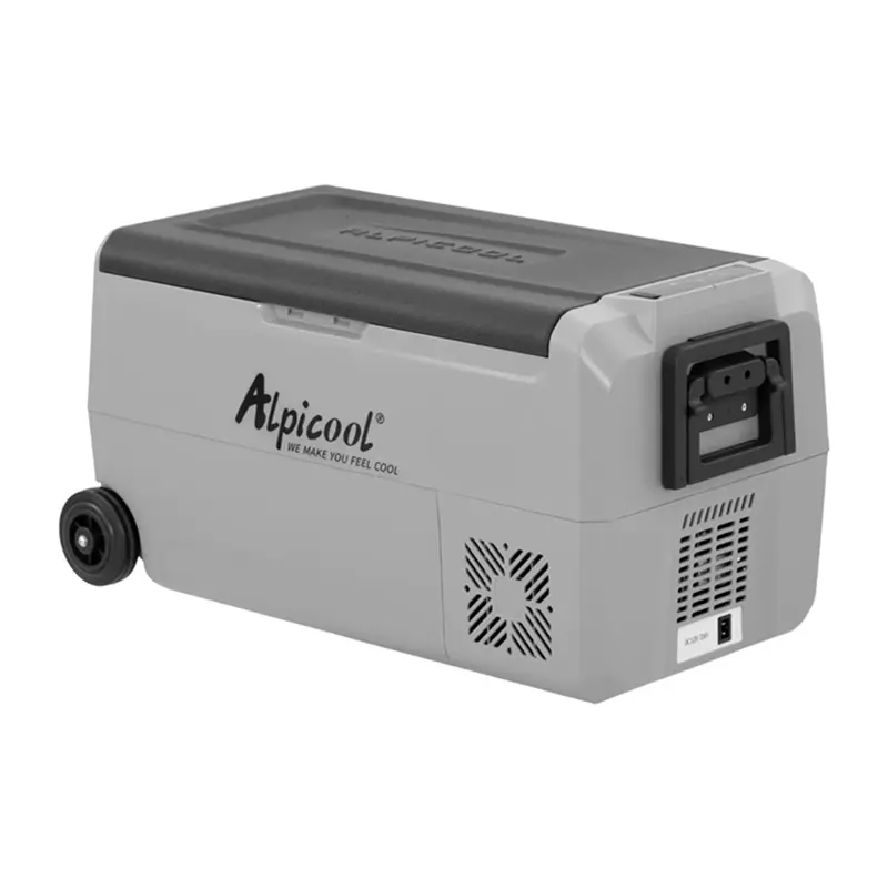 نمای 45 درجه از یخچال و فریزر قابل حمل آلپیکول (Alpicool) مدل T36