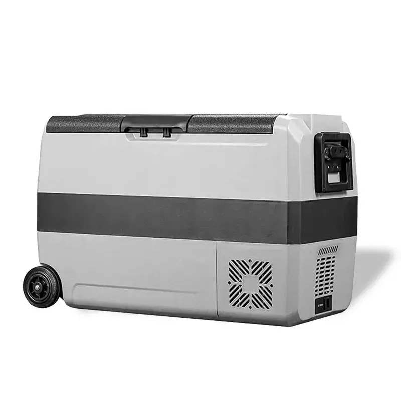 نمای کناری از یخچال و فریزر آلپیکول مدل T60