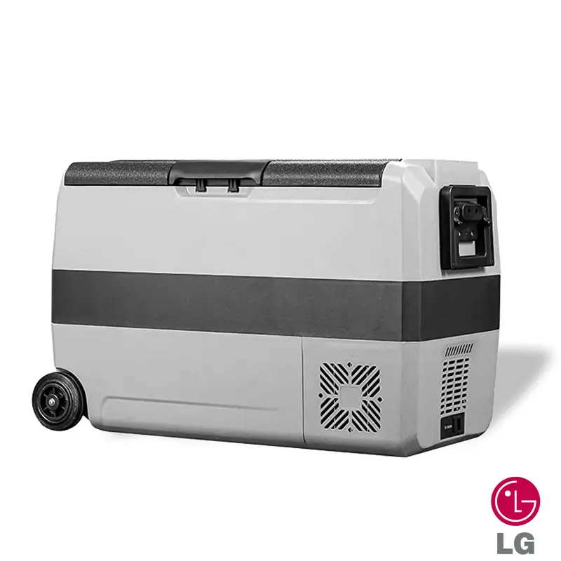 نمای 45 درجه از یخچال آلپیکول مدل T60