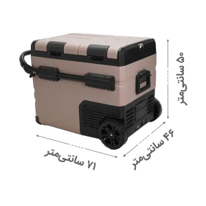 ابعاد یخچال و فریزر آلپیکول مدل TAW45 با ظرفیت ۴۵ لیتر