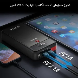 پاور بانک و جامپ استارتر یوتری ( Utrai ) 12 ولت مدل JS-Air