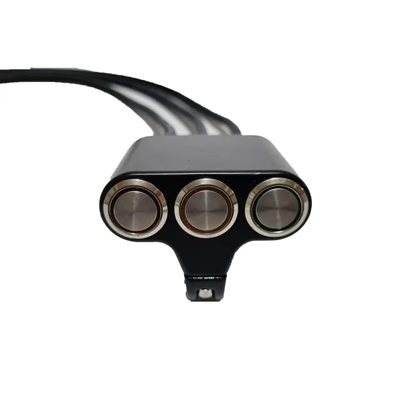 کلید پروژکتور موتور سیکلت سه کلید از نمای روبرو