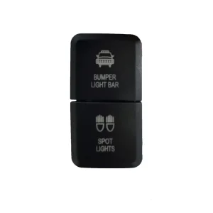 نمای روبرو از کلید پروژکتور طرح Bumper Lights - Spot Lights