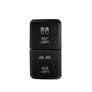 کلید دو پل طرح Spot lights - Rear lights از نمای روبرو