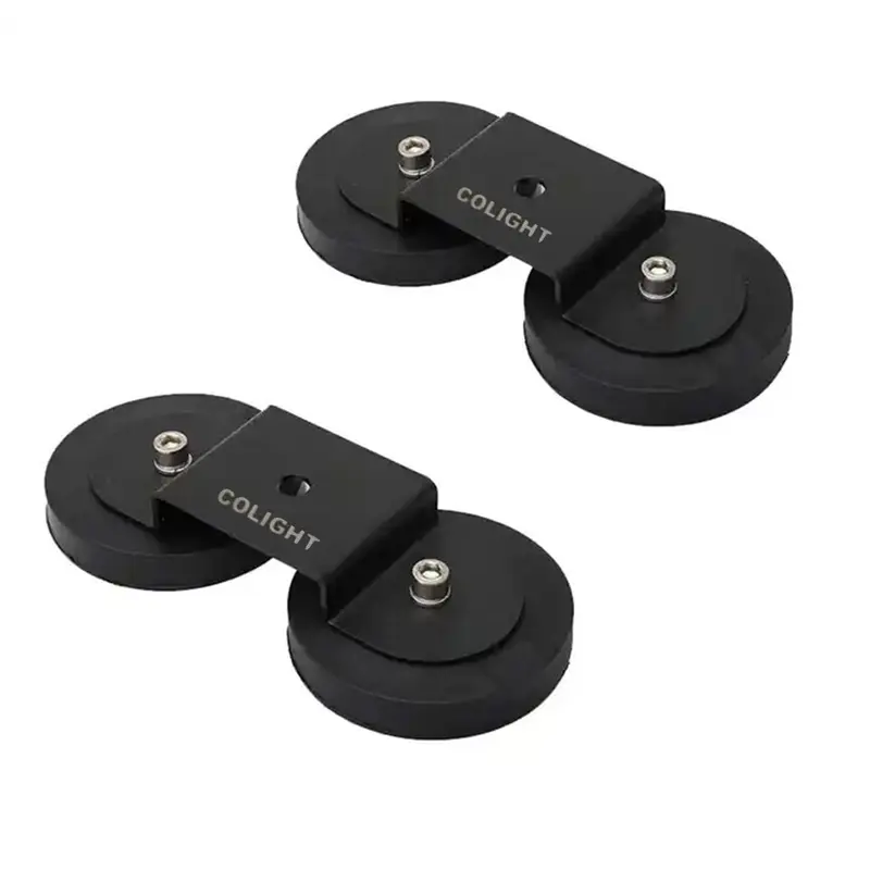 پایه پروژکتور آهنربایی گرد به صورت جفت در کنار هم