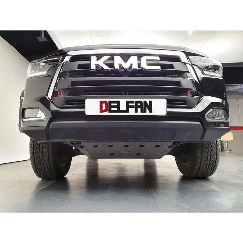 نمای روبرو از نصب سینی محافظ زیرموتور KMC T8