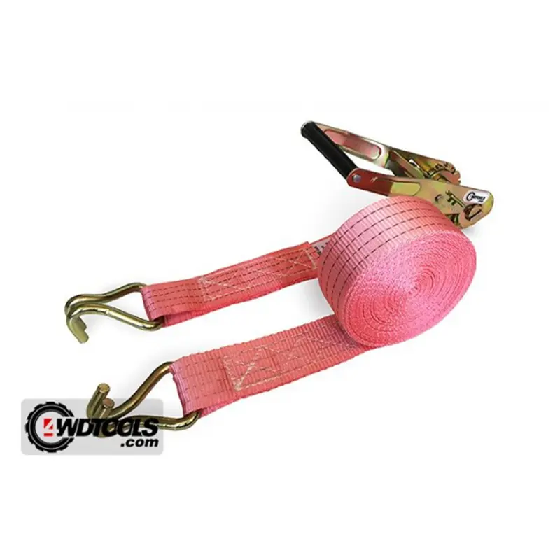 تسمه جغجغه ای 2 تن 10 متر آفرود مدل AFRT10 از نمای نزدیک