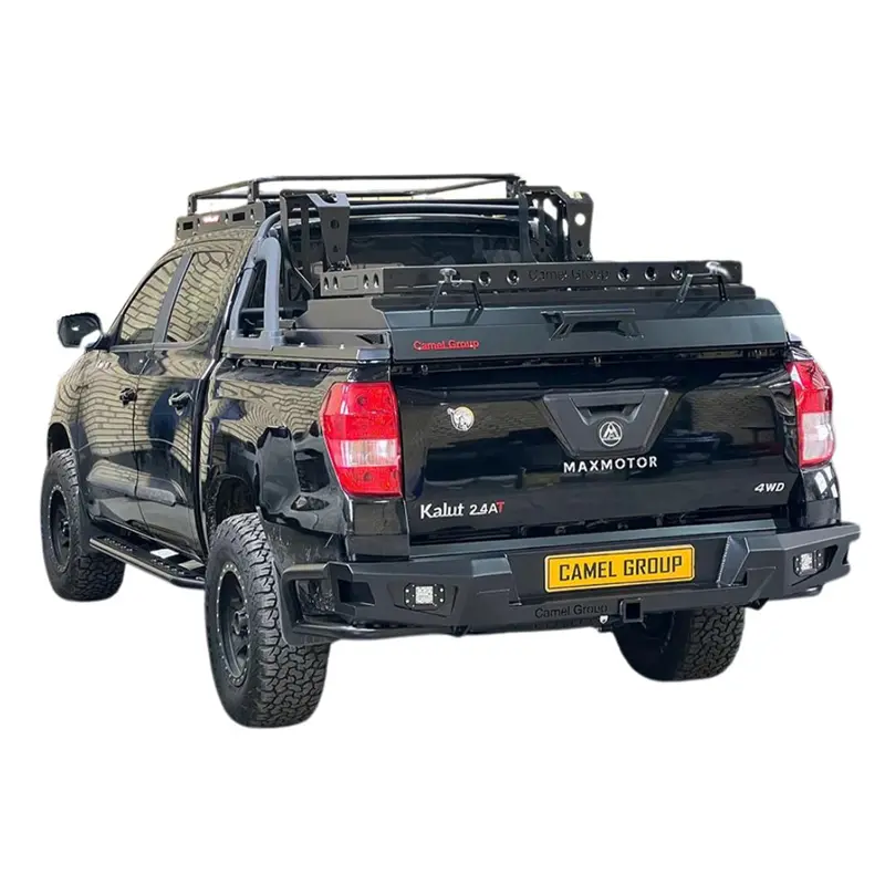 سپر عقب فولادی با لوله محافظ کناری کلوت در حالت نصب شده