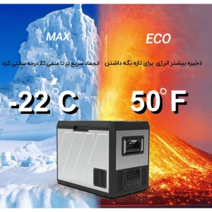 محدوده دمای کارکرد یخچال و فریزر قابل حمل فروزن