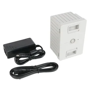 باتری 15600 میلی آمپر یخچال فروزن در کنار کابل شارژ