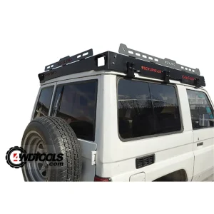 نمای 45 درجه از باربند تویوتا لندکروزر سری 70 ARL7021