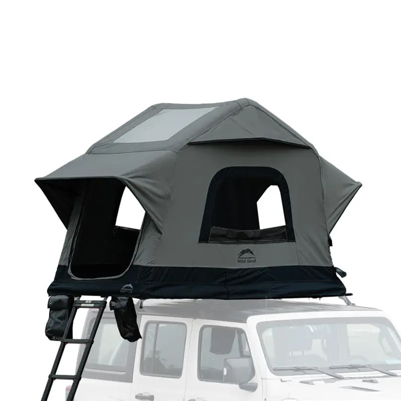 rooftop-tent-wl101-cover نمای نزدیک از چادر سقفی بادی (Wild Land)