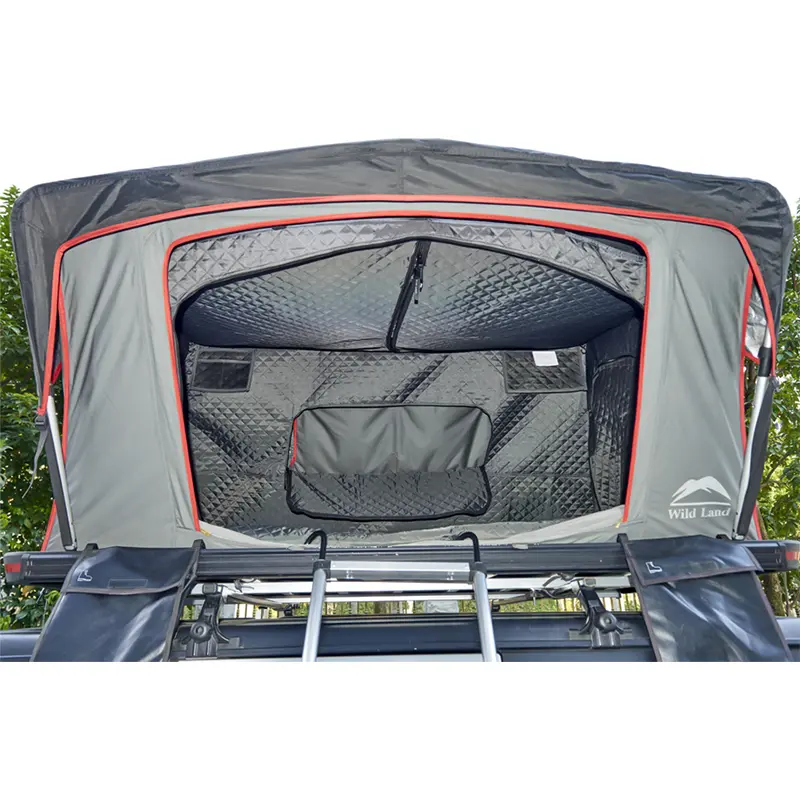 آستر حرارتی چادر سقفی از نمای روبرو داخل چادر سقفی