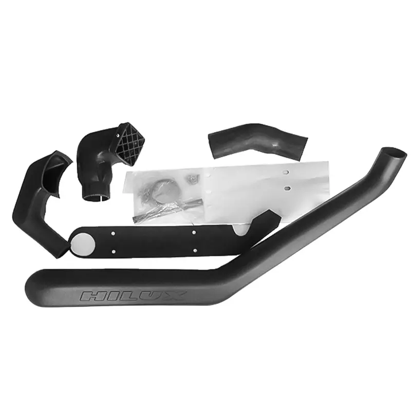 نمای روبرو از اسنورکل تویوتا هایلوکس تایگر سمت چپ همراه با لوازم جانبی