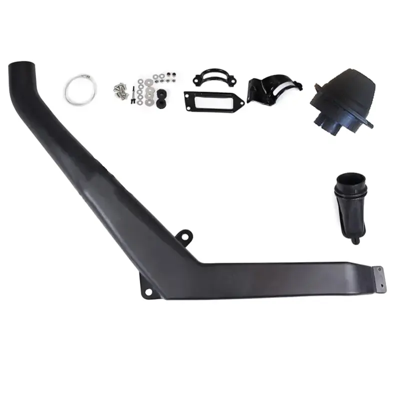 اسنورکل (هواکش بغل) تویوتا لندکروزر سری 70 در کنار لوازم جانبی