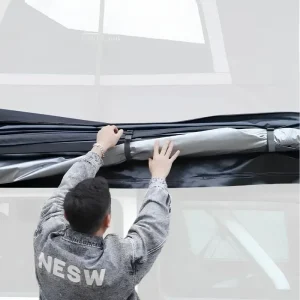 سایبان بغل خفاشی 180 درجه (Wild Land) مدل 180 CAr Awning+Pole - تصویر 11
