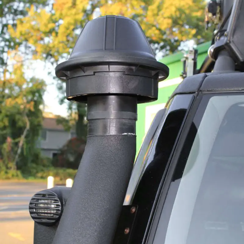 هد اسنورکل آفرود قارچی سایز ۷۷ و ۸۵ نصب شده روی اسنورکل