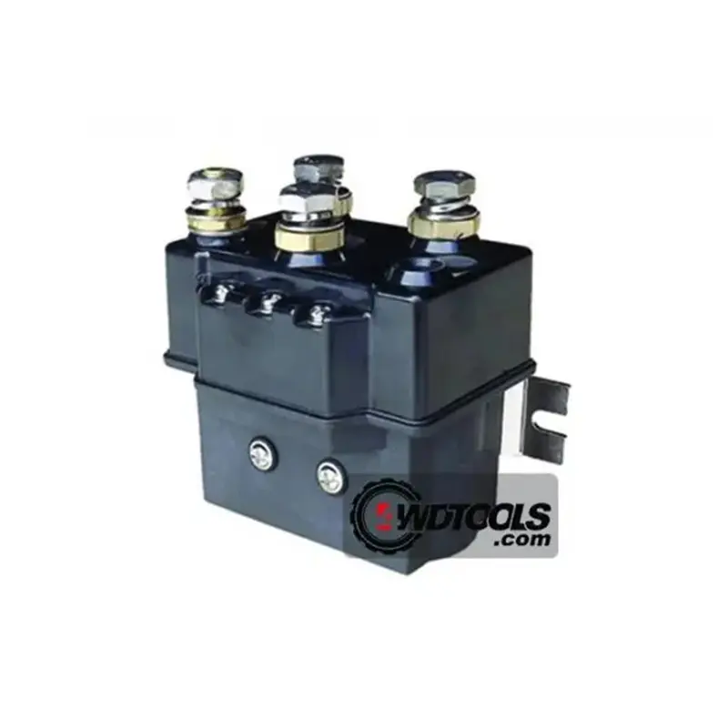 solenoid-nb419-cover نمای نزدیک و 45 درجه از رله 250 آمپر Electro Winch