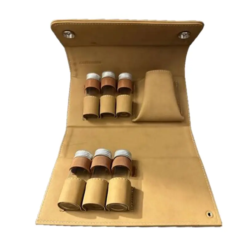 ست جا ادویه 6 پارچه در حالت باز شده از نمای روبرو