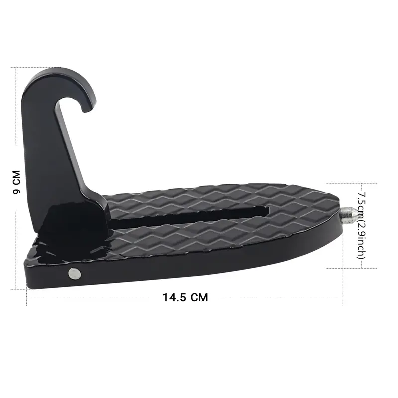 ابعاد پله و نردبان تاشو قلاب در آلومینیومی آرمور