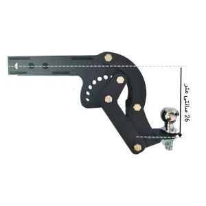 ابعاد یدک کش 2 تن جک دار حمل موتور سیکلت 4X4CLASS