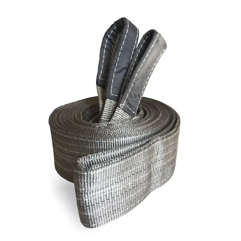 towing-strap-nb313-cover تسمه بکسل دولایه 24 تن 4 متر از نمای نزدیک