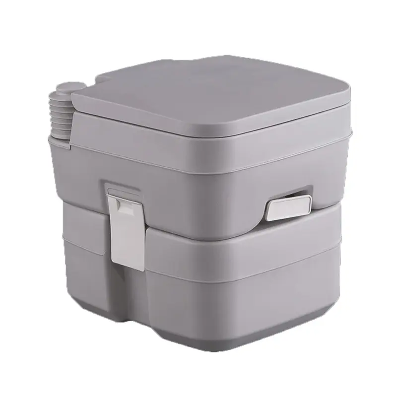 توالت فرنگی سفری 20 لیتری از نمای 45 درجه