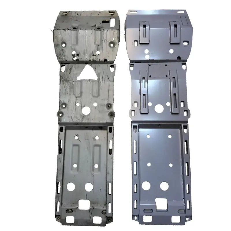 نمای روبرو از ست سینی محافظ آهنی هایلوکس ویگو