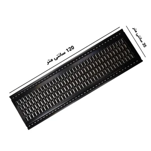 ابعاد وافل برد آلومینیومی عاج دار 4 تنی تی مکس