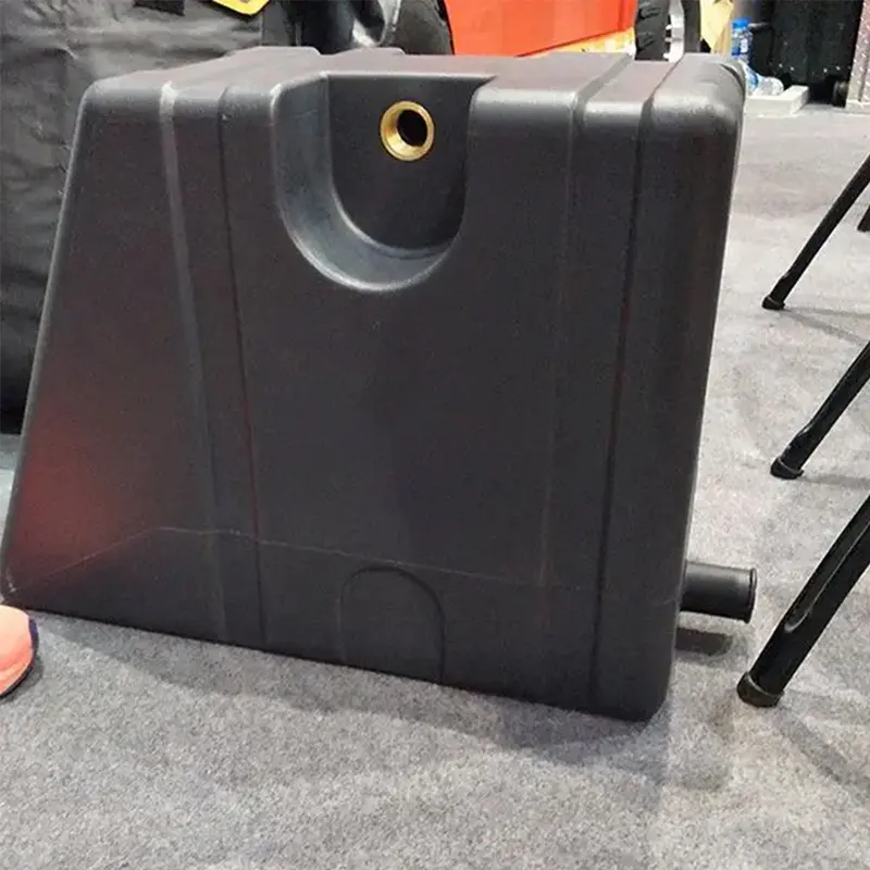 نمای کنار از مخزن آب 40 لیتری پلاستیک فشرده Telawei