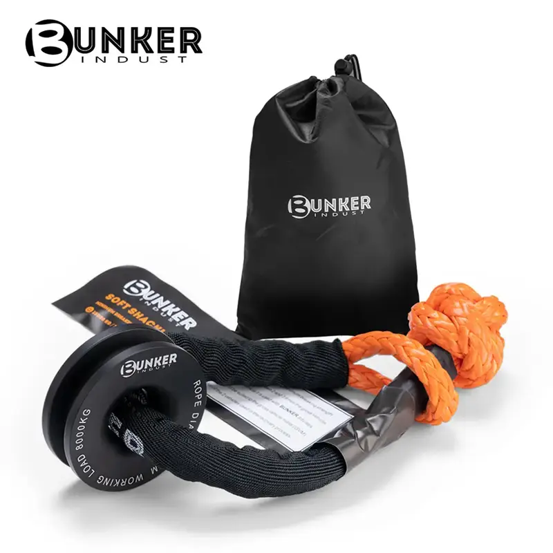 winch-pulley-bk110-cover قرقره وینچ و سافت شگل 18 تن بانکر در کنار کیف حمل