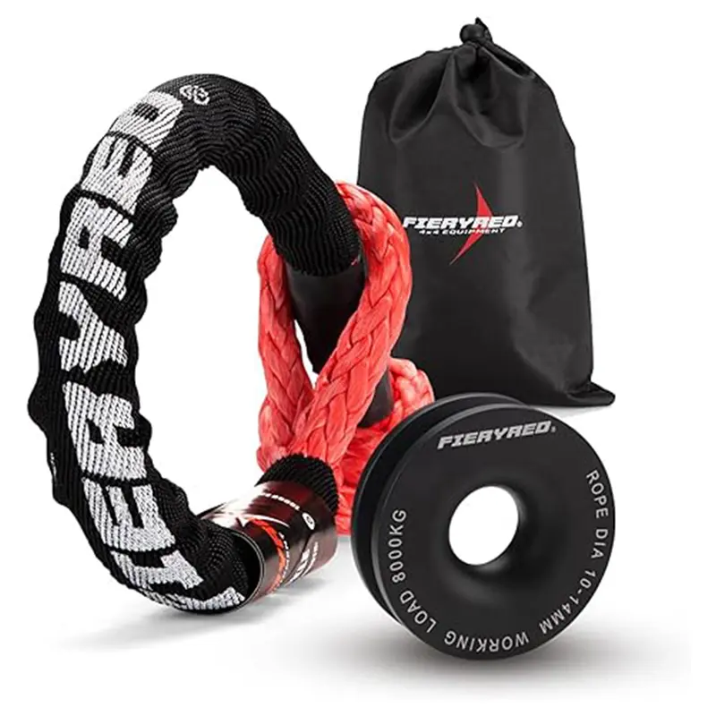 winch-pulley-fr101-cover قرقره وینچ و سافت شگل 18 تن فايري رد از نمای نزدیک