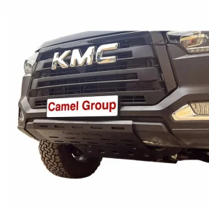 نمای نزدیک از سینی وینچ فولادی KMC T8 کمل آفرود