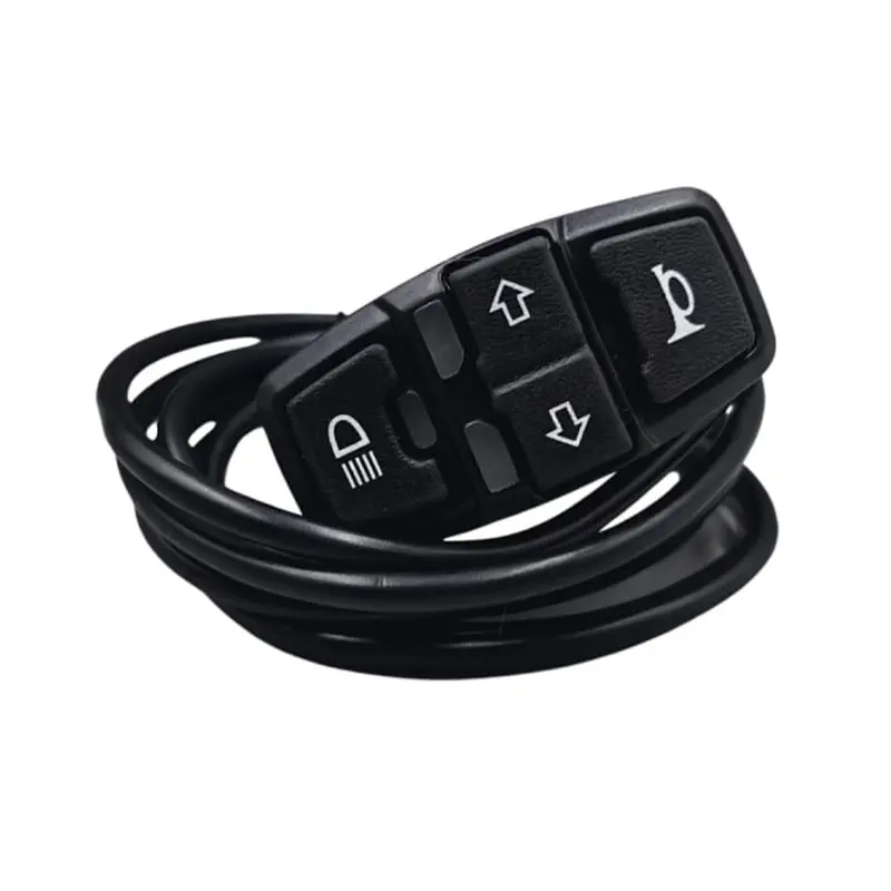 کلید چند کاره موتور سیکلت پلاستیکی پایه گرد از نمای روبرو