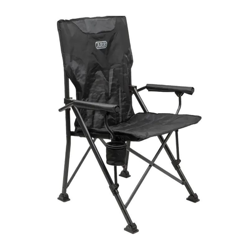 نمای 45 درجه از صندلی کمپینگ تاشو ARB – Base Camp