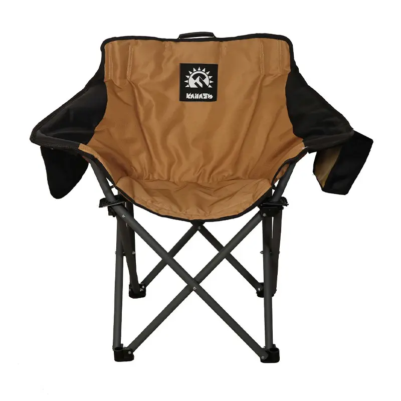 نمای روبرو از صندلی تاشو طرح ویژن کایلاش کمپ