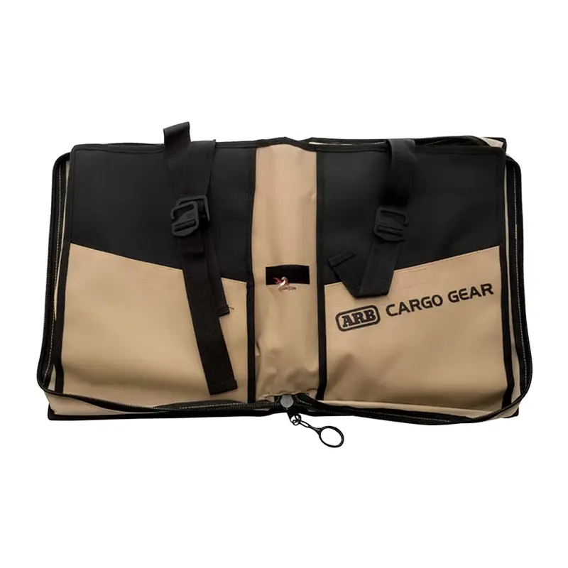 کیف چند منظور باز شده از نمای بالا