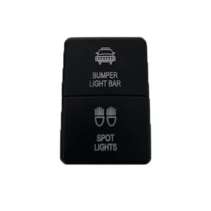 نمای روبرو از کلید پروژکتور طرح Bumper light bar – Spot lights
