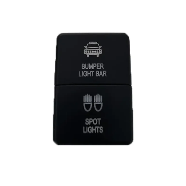 نمای روبرو از کلید پروژکتور طرح Bumper light bar – Spot lights