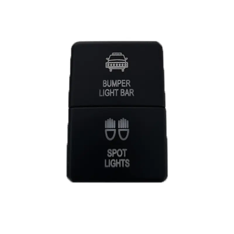 نمای روبرو از کلید پروژکتور طرح Bumper light bar – Spot lights