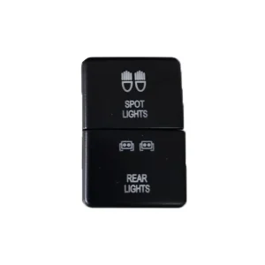 نمای روبرو از کلید دو پل روو طرح Spot lights – Rear lights