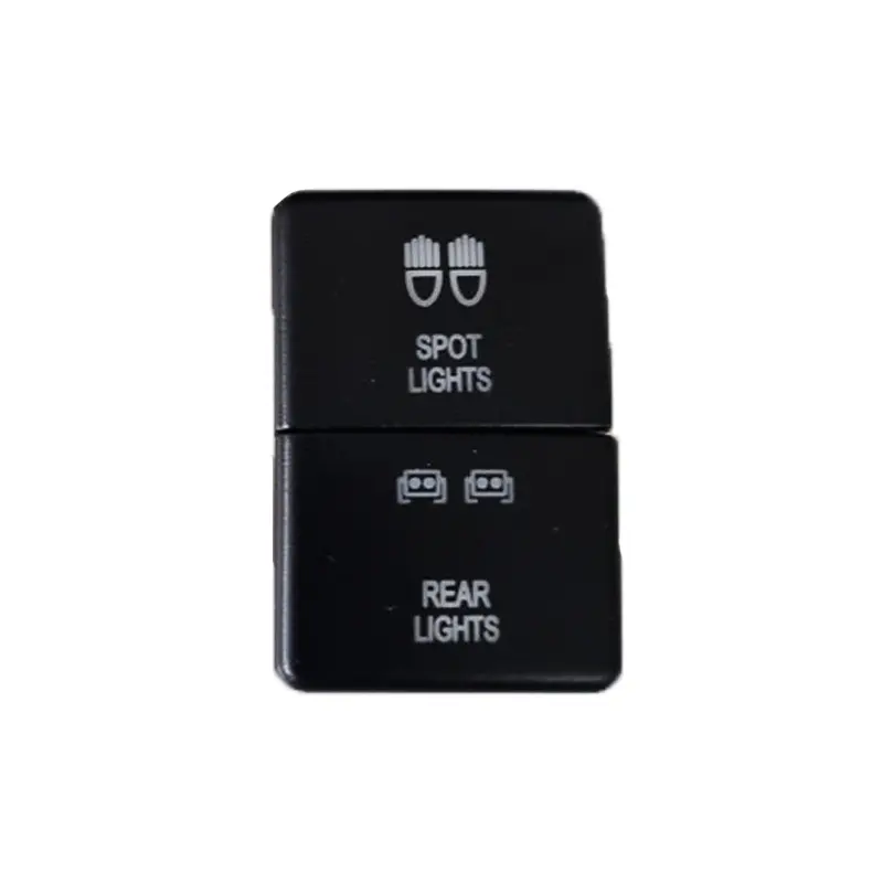 نمای روبرو از کلید دو پل روو طرح Spot lights – Rear lights