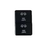نمای روبرو از کلید پروژکتور طرح Side Lights – Side Lights
