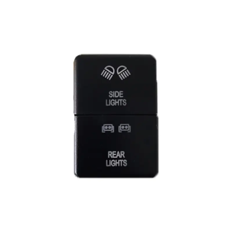 کلید پروژکتور فشاری دو پل روو از نمای روبرو