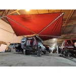 سایبان 5 بازو مانرود از نمای روبرو