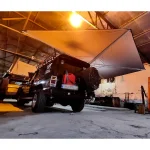 سایبان 5 بازو مانرود از نمای 45 درجه