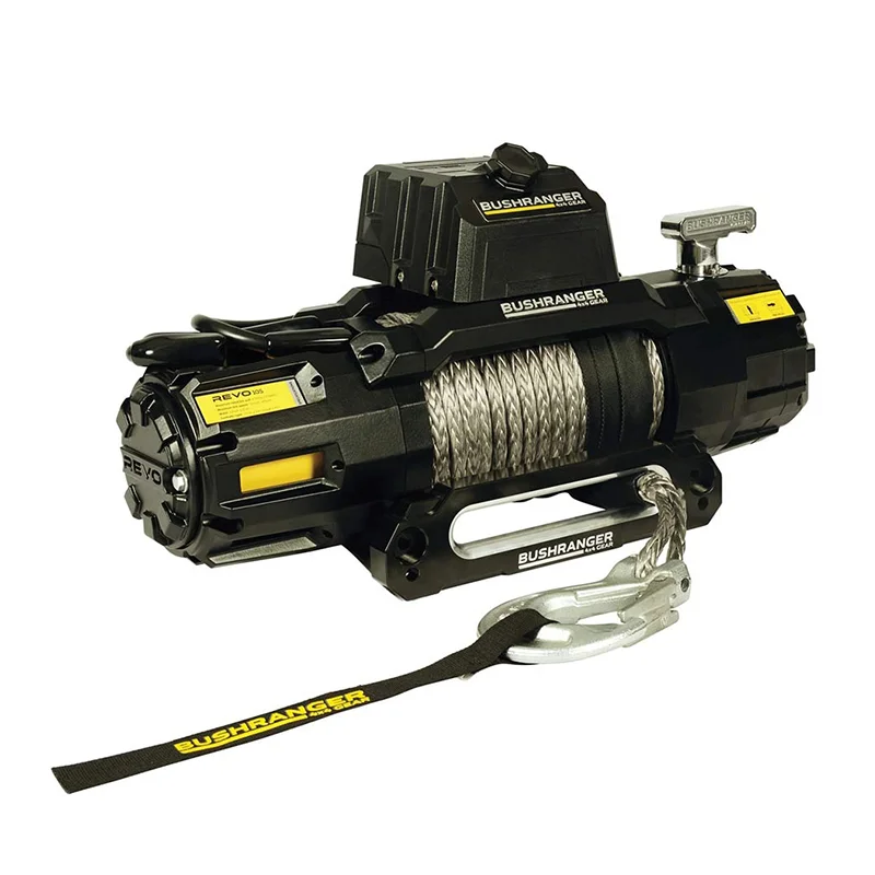 fiber-rope-winch-bg100-cover نمای 45 درجه از وینچ خودرویی طناب الیافی